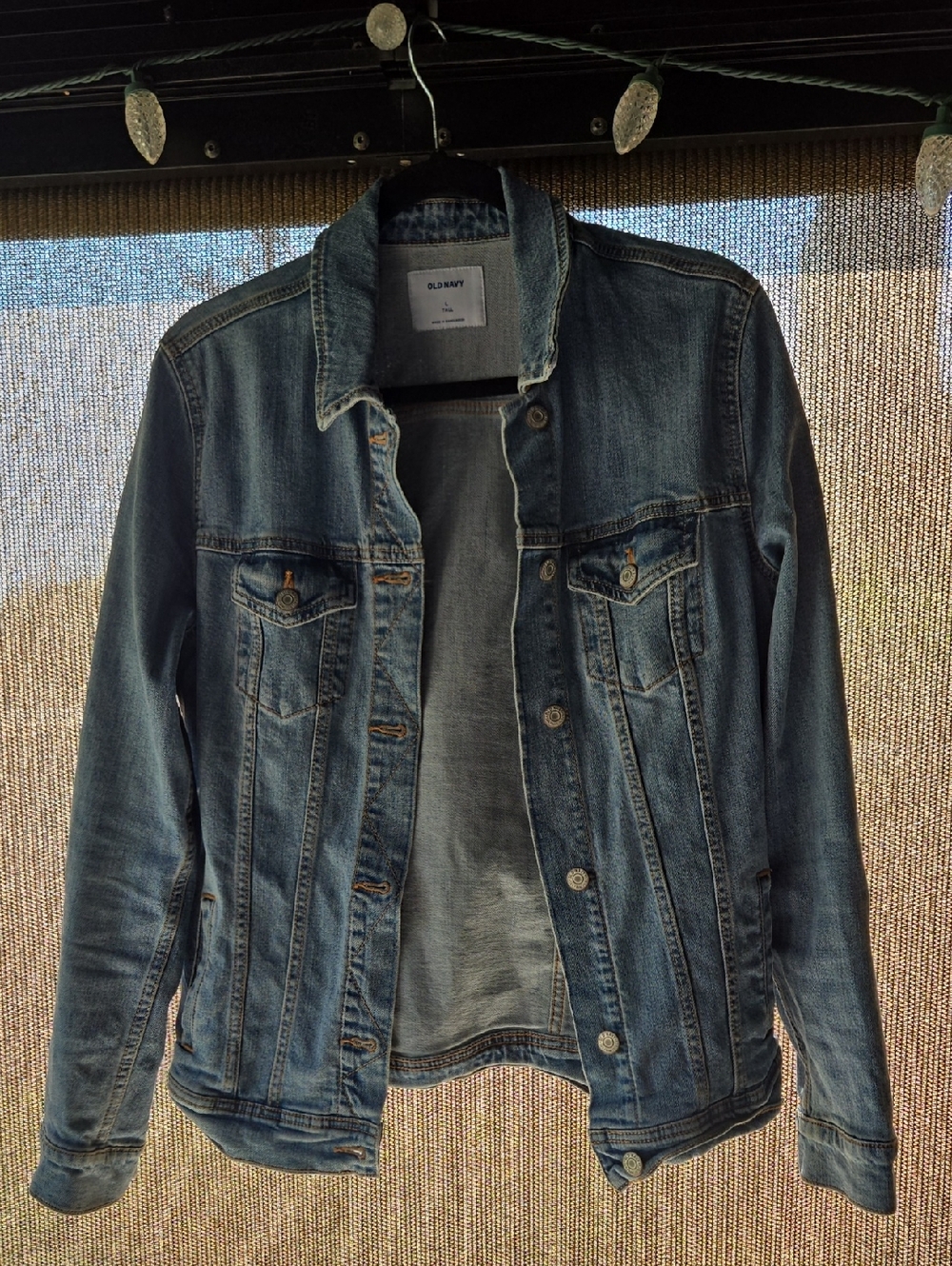 Old Navy Classic Medium Blue Denim Jean Jacket